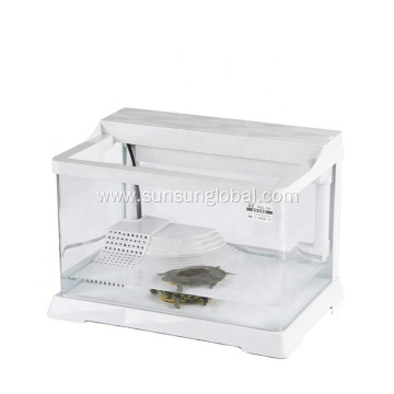 Sunsun Wholesale Ecological Turtle Cylinder Aquarium Glass Fish Tank